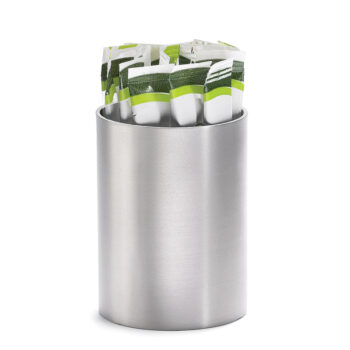 Envase para sobres TableCraft de acero inoxidable, Ø 5 cm
