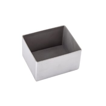 Soporte rectangular para sobres de azúcar TableCraft de acero inoxidable
