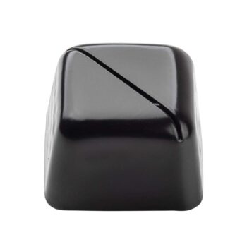 Tarjetero TableCraft negro martillado, 5 x 5 cm