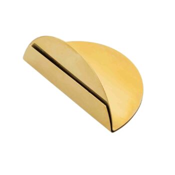 Tarjetero media luna TableCraft PVD dorado