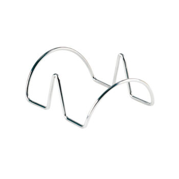 Soporte para 2 tacos Clipper Mill de acero inoxidable