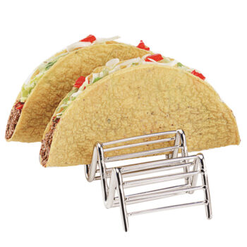 Soporte para 3 o 4 tacos Clipper Mill de acero inoxidable