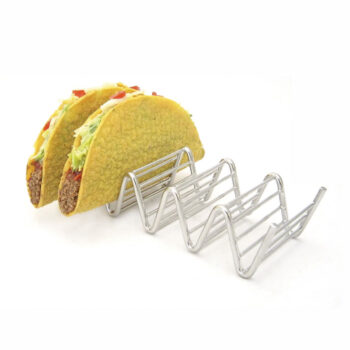 Soporte para 4 o 5 tacos Clipper Mill de acero inoxidable