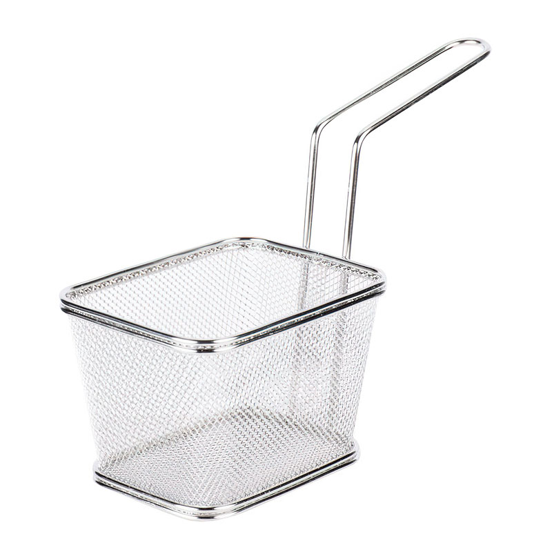Cestita con mango Clipper Mill de acero inoxidable, 12,7 x 10,1 cm