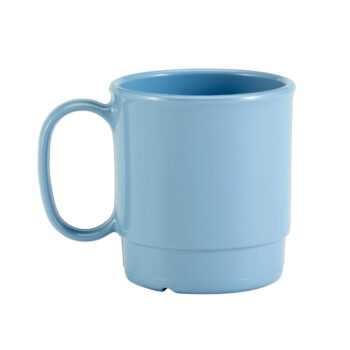 Taza apilable Cambro Camwear de policarbonato, 239 ml azul pizarra