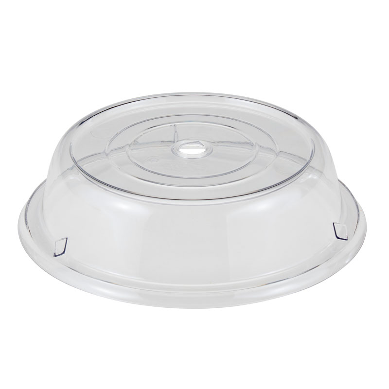 Cubreplatos redondo Cambro Camwear de policarbonato, Ø 25,4 cm, 7 cm de alto transparente