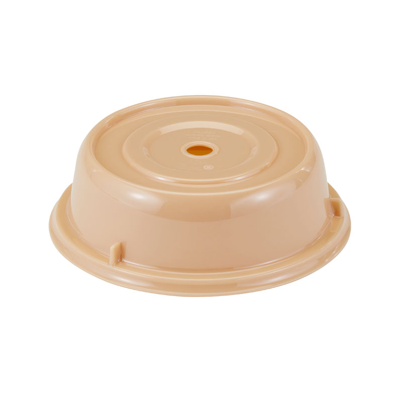 Cubreplatos redondo Cambro Camwear de policarbonato, Ø 24,1 cm beige