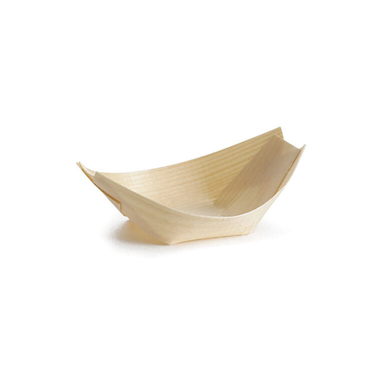 Barquito de madera de pino de 30 ml – TableCraft