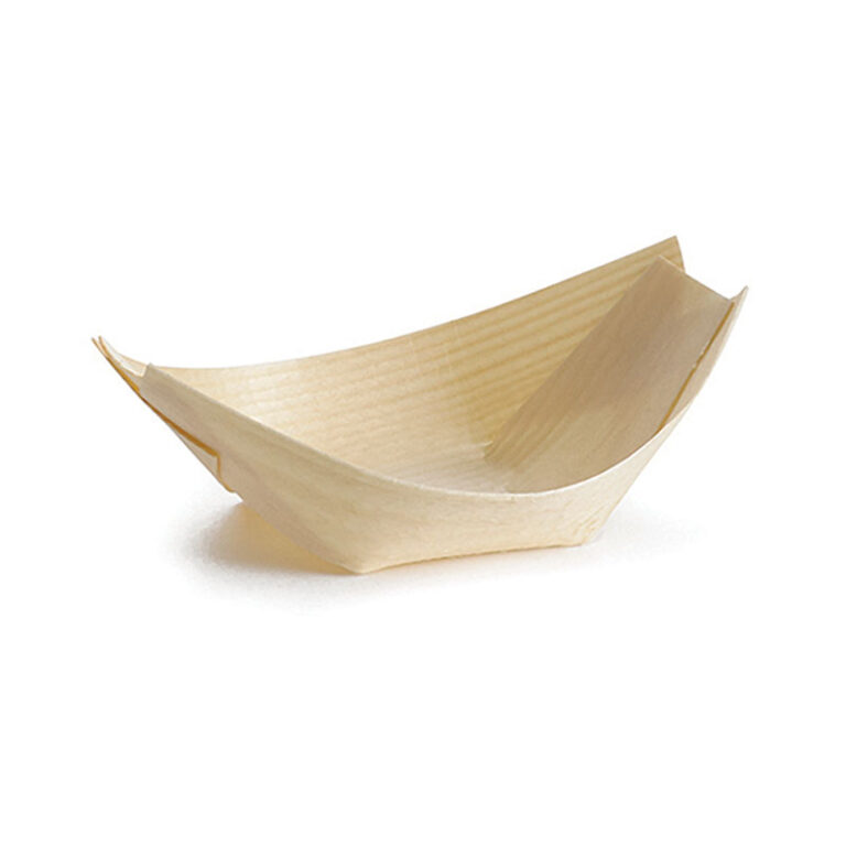 Barquito de madera de pino de 45 ml – TableCraft