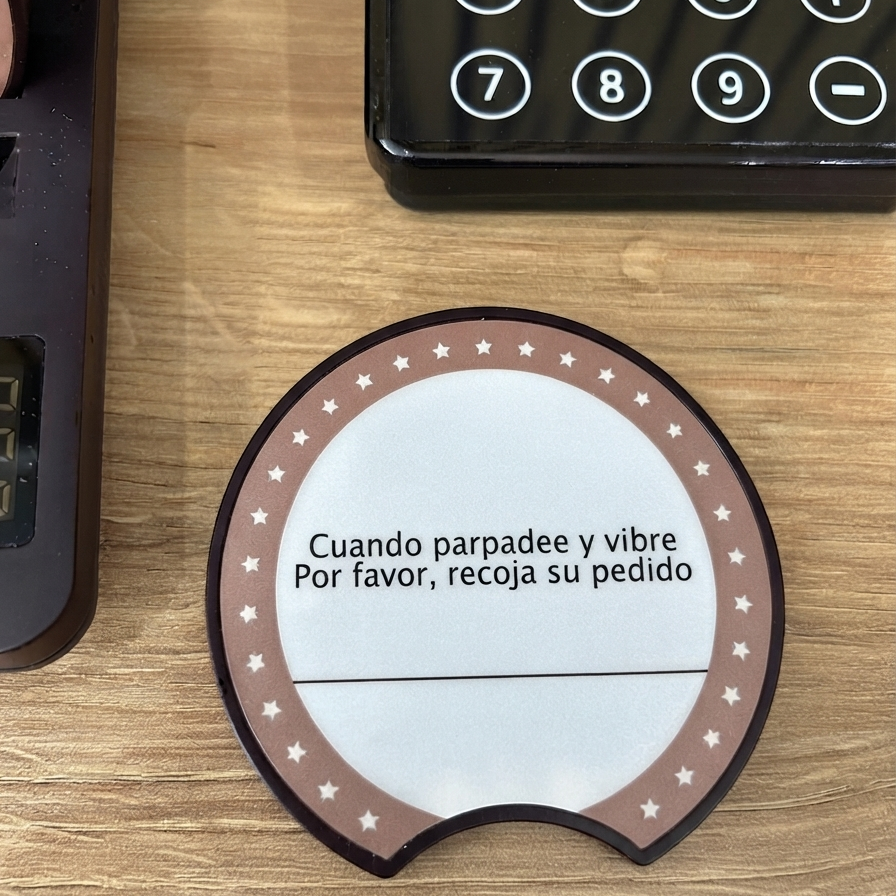Pack de 20 buscapersonas para clientes con luz LED – vista 4