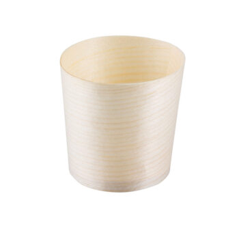 Vasito de madera de pino de 60 ml
