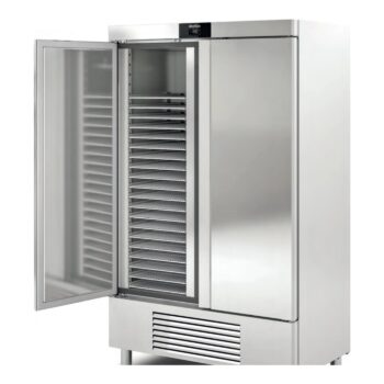 Armario de pastelería para bandejas de 600 x 400 de acero inoxidable, refrigeración o congelación