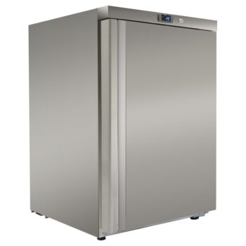 Armario refrigerado compacto de 113 litros en acero inoxidable