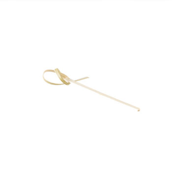 Palillo marcador con nudo TableCraft de bambú, 9 cm, paquete de 100