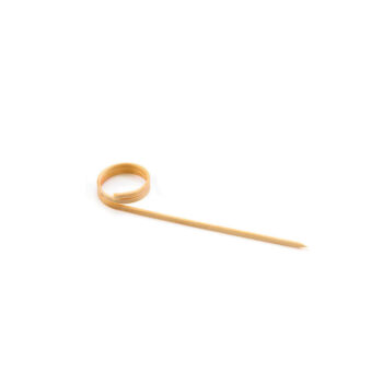 Palillo marcador portatarjetas TableCraft de bambú, 9 cm, paquete de 100