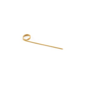 Palillo marcador portatarjetas TableCraft de bambú, 18 cm, paquete de 100