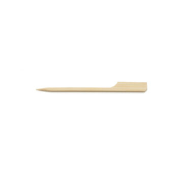 Palillo marcador tipo paleta TableCraft de bambú, 9 cm, paquete de 100