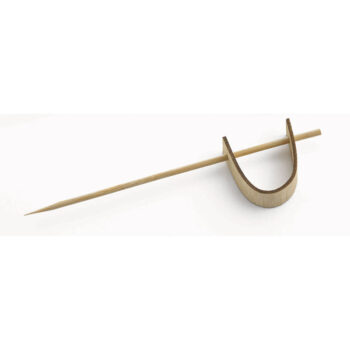 Palillo marcador espada TableCraft de bambú, 15 cm, paquete de 50