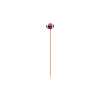 Palillo deportivo de fútbol americano TableCraft de bambú, 11,5 cm, paquete de 100