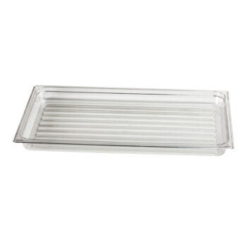 Bandeja para cubiertas de policarbonato, 1220, 50,8 x 30,5 cm transparente