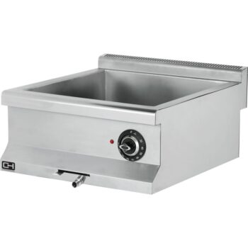 Baño maría eléctrico de sobremesa de 60 cm, fondo 600