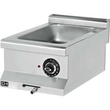 Baño maría eléctrico de sobremesa de 40 cm, fondo 600