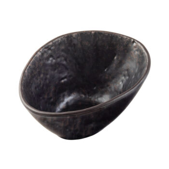 Bol de melamina, 384 ml, 16 x 12,5 x 9,5 cm, marrón cobrizo
