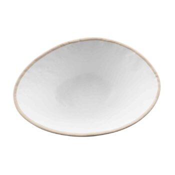 Bol de melamina, 887 ml, 23 x 15 x 10 cm