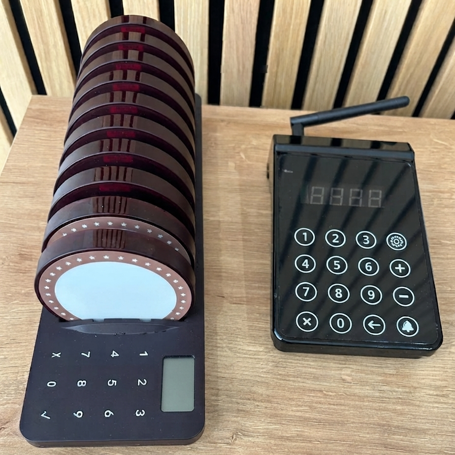 Pack de 20 buscapersonas para clientes con luz LED – vista 5
