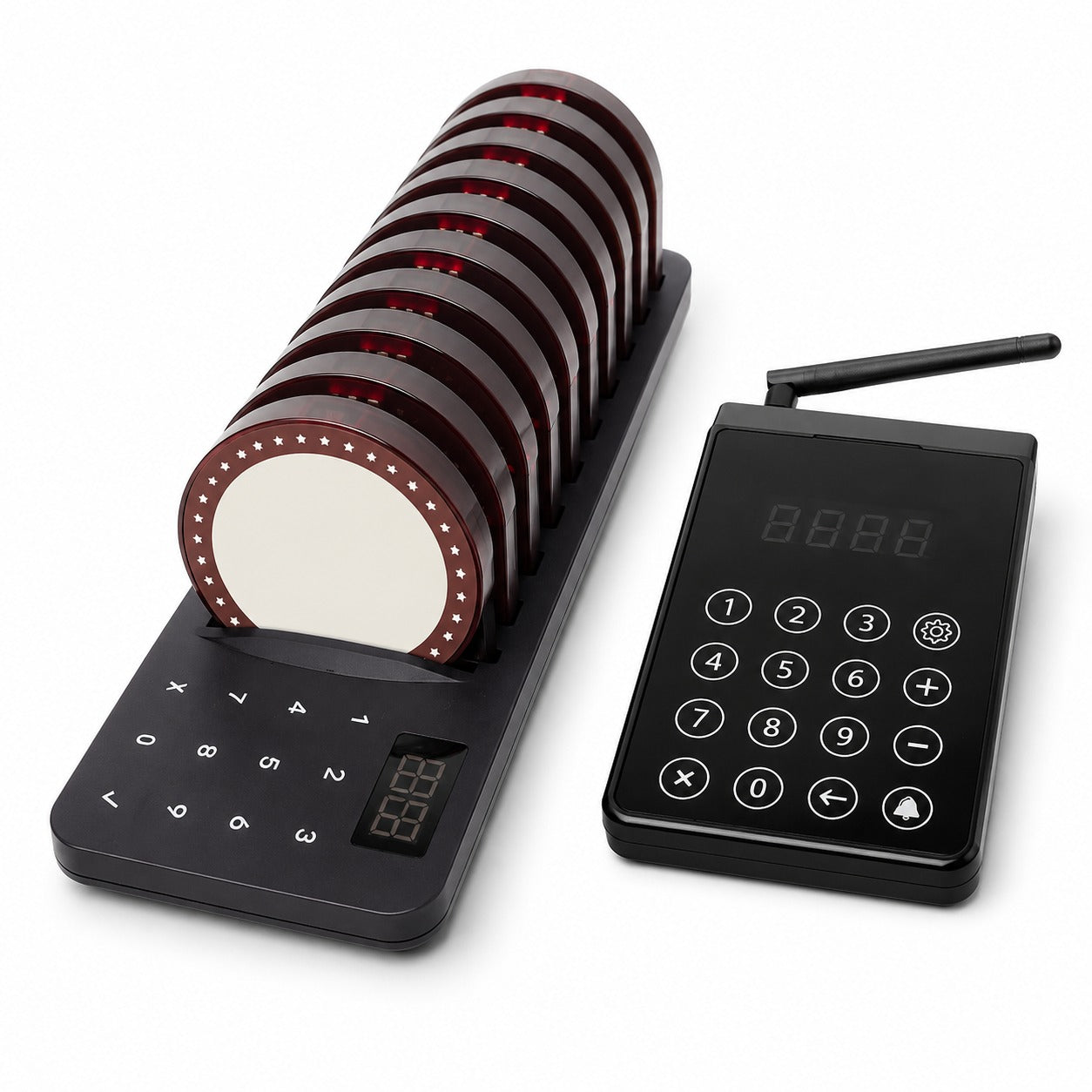 Pack de 20 buscapersonas para clientes con luz LED – vista 2