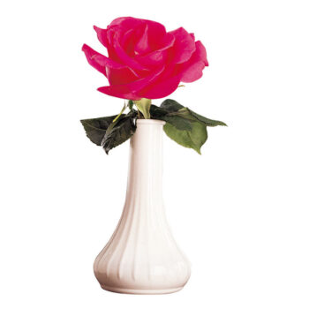 Florero Cambro Camwear de policarbonato, 15,2 cm blanco