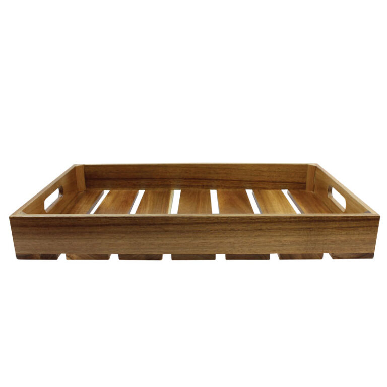 Caixa de madeira GN 1/1, 52,5 x 32,5 x 11 cm — Caixa de 3 unidades