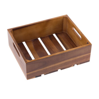 Caja madera GN 1/2, 32,5 x 25,5 x 11 cm