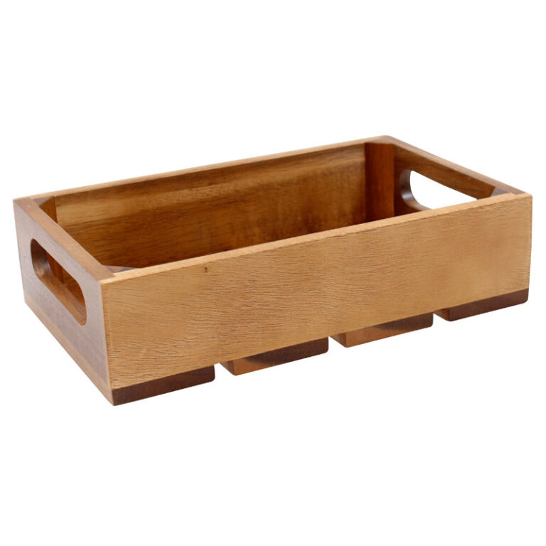 Caixa de madeira GN 1/4, 26,5 x 16,5 x 7 cm — Caixa de 14 unidades