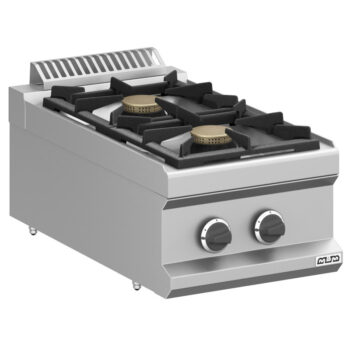 Cocina a gas de 2 fuegos de sobremesa, serie 700
