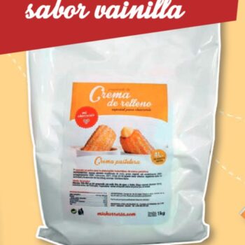 Preparado de crema de relleno para churros, caja de 10 kg