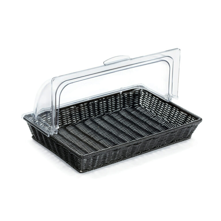 Tampa retangular em policarbonato, 42,5 x 29,2 cm — Caixa de 2 unidades