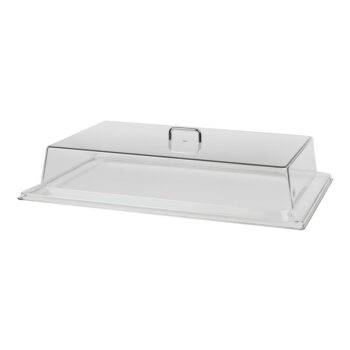 Cubierta rectangular de policarbonato, 66 x 47,5 x 12 cm