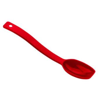 Cuchara sólida de policarbonato, 20,5 cm de largo rojo