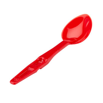 Cuchara sólida de policarbonato, 38 cm de largo rojo