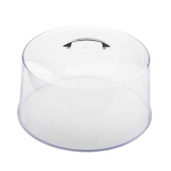 Cúpula para tartas de poliestireno con asa metálica, 30,5 cm Ø x 19 cm de alto