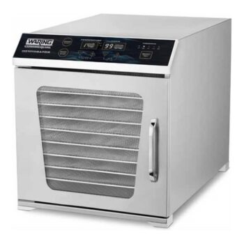 Deshidratador de alimentos de acero inoxidable con 10 bandejas y 800 W