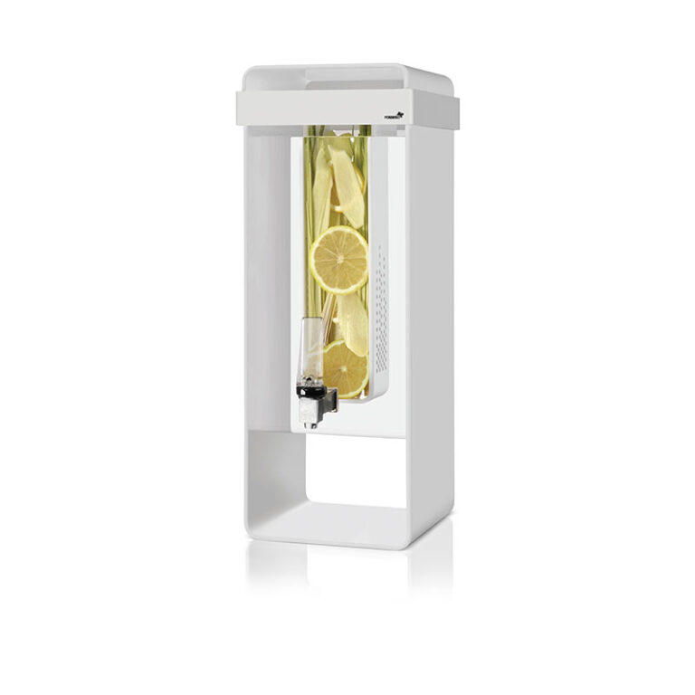 Dispensador de bebidas blanco con infusor de 11,3 L