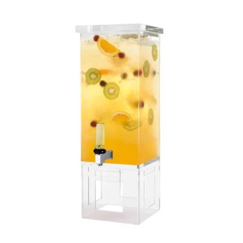 Dispensador de bebidas de acrílico cuadrado de 11,3 L