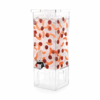 Dispensador de bebidas de acrílico cuadrado de 15 L