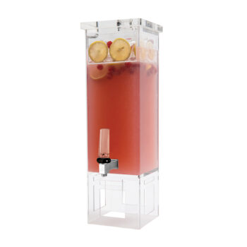 Dispensador de bebidas de acrílico cuadrado de 7,5 L