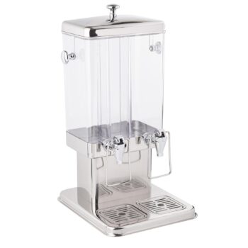 Dispensador de bebidas doble de policarbonato de 2 x 5,7 L