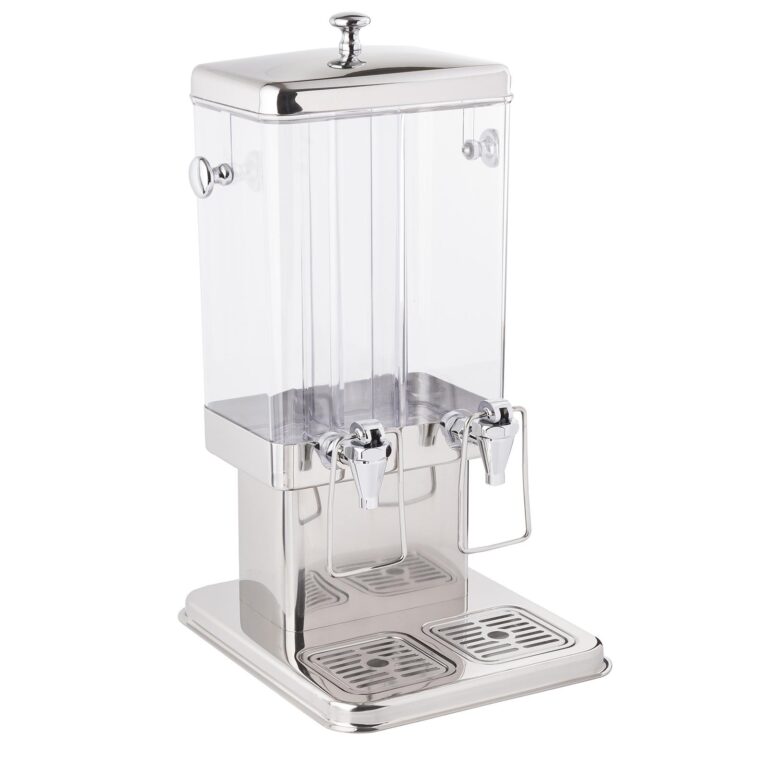 Dispensador de bebidas doble de policarbonato de 2 x 5,7 L