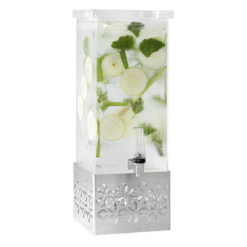 Dispensador de bebidas Iris con base piramidal de acero inoxidable de 15 L LD163
