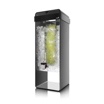 Dispensador de bebidas negro con infusor de 11,3 L